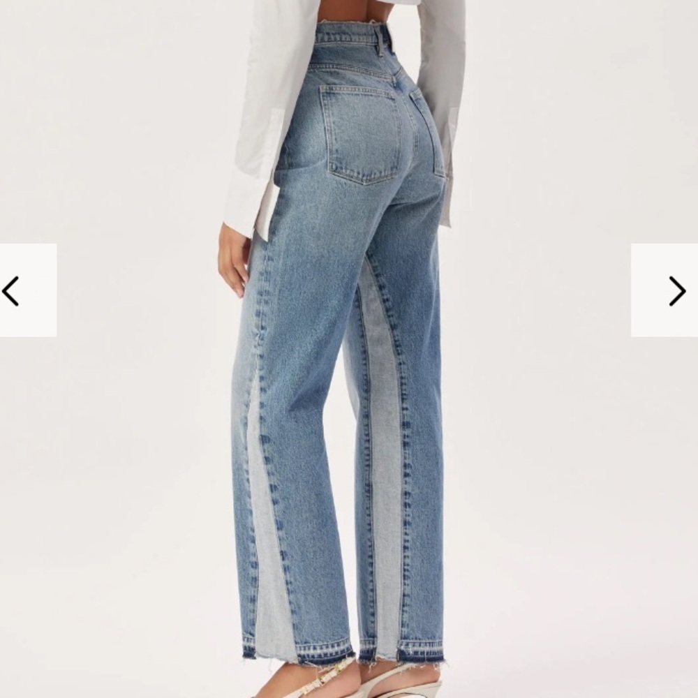 DL1961 Emilie Straight Ultra High Rise Vintage Jeans 31” in Sanibel Size 30 Blue